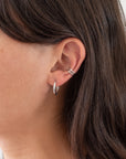 Lyla Double Ear Cuff in Silver