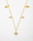 Celestial Charm Necklace in Gold
