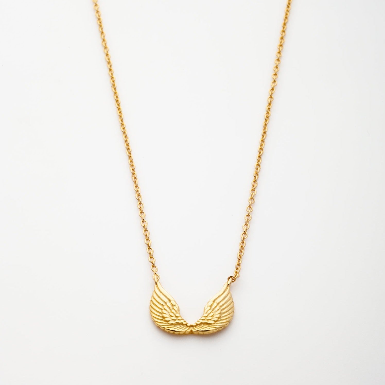 Angel Wing Necklace in Gold