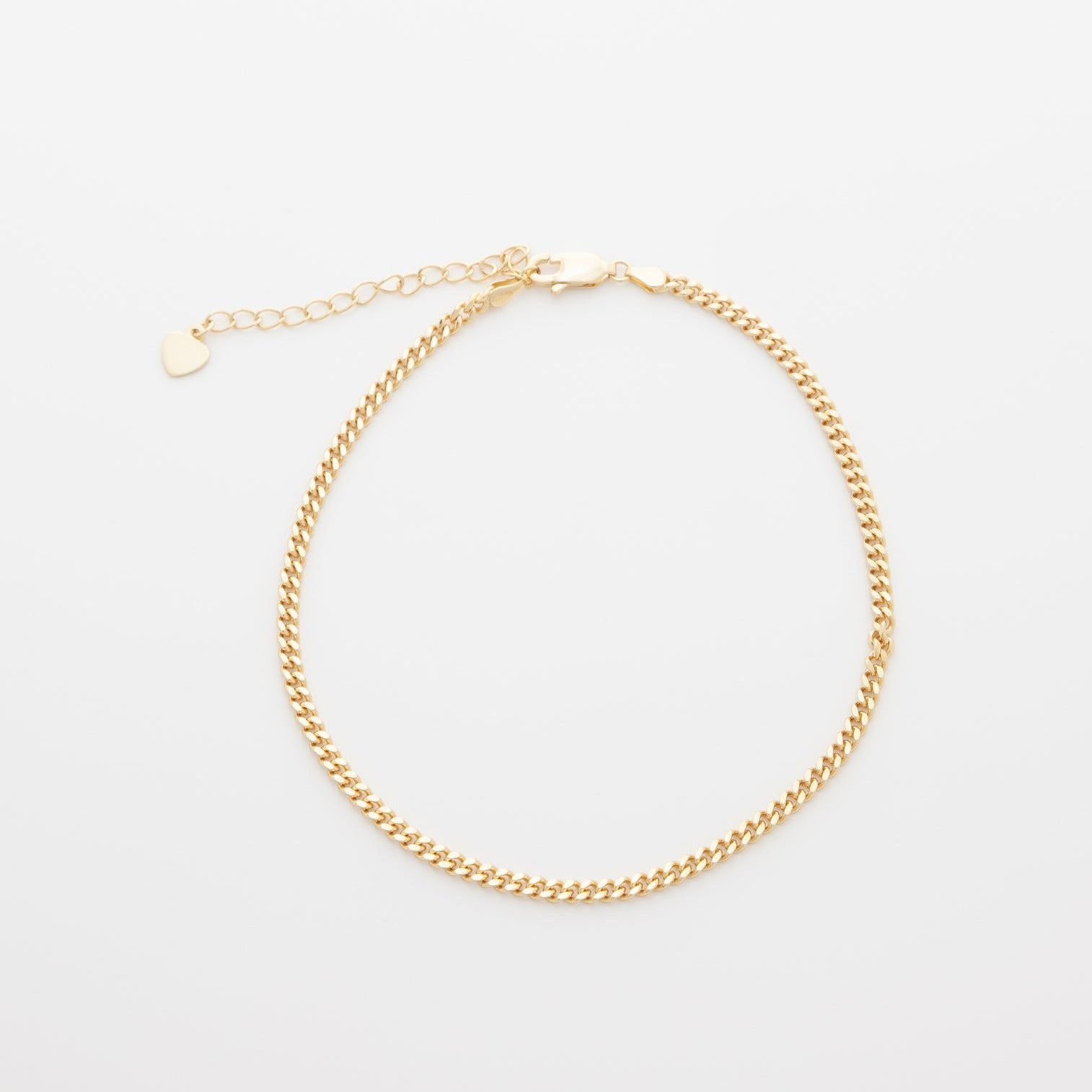 Cuban Chain Anklet in Gold