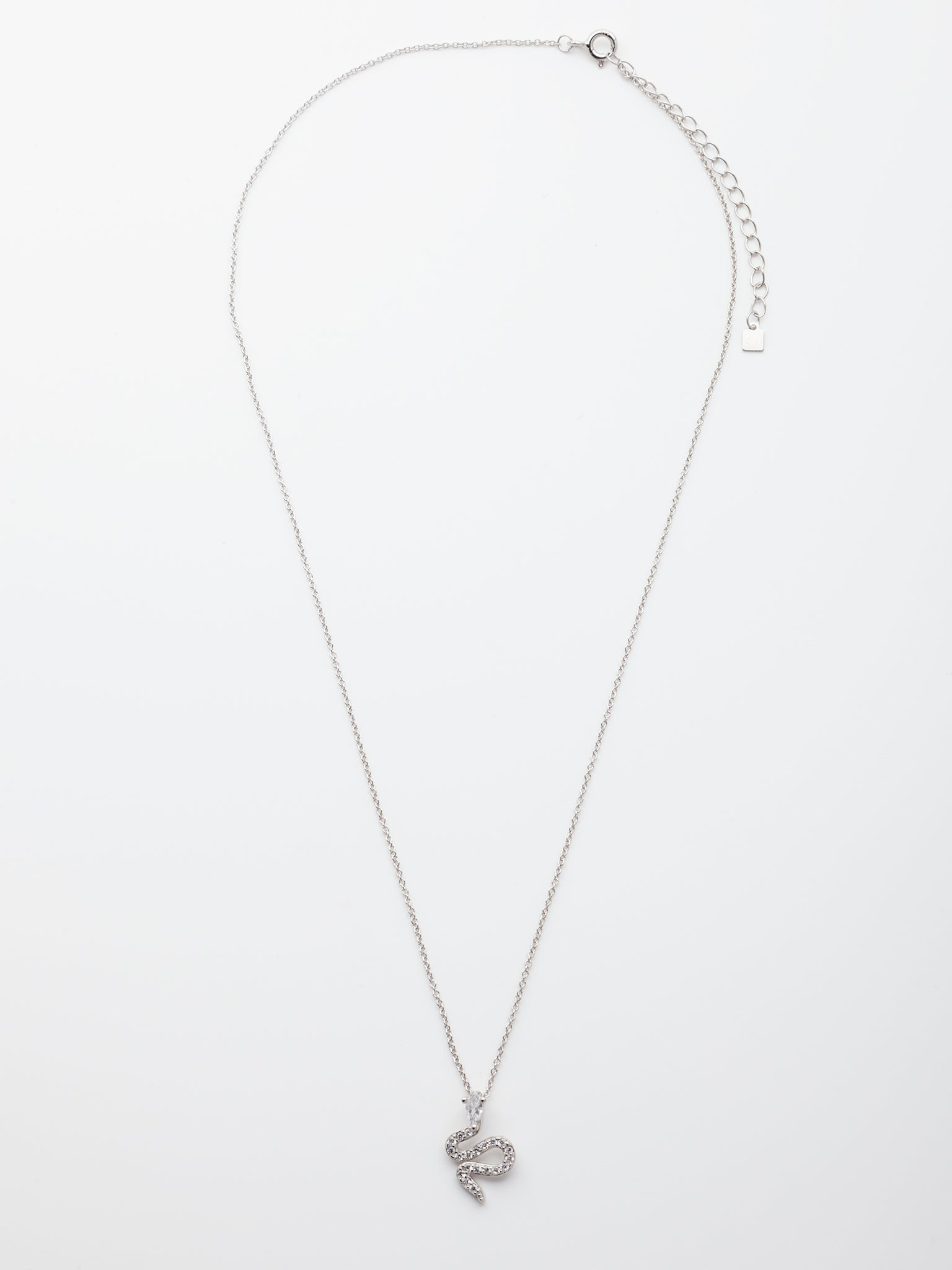 Eden Necklace in Crystal/Silver