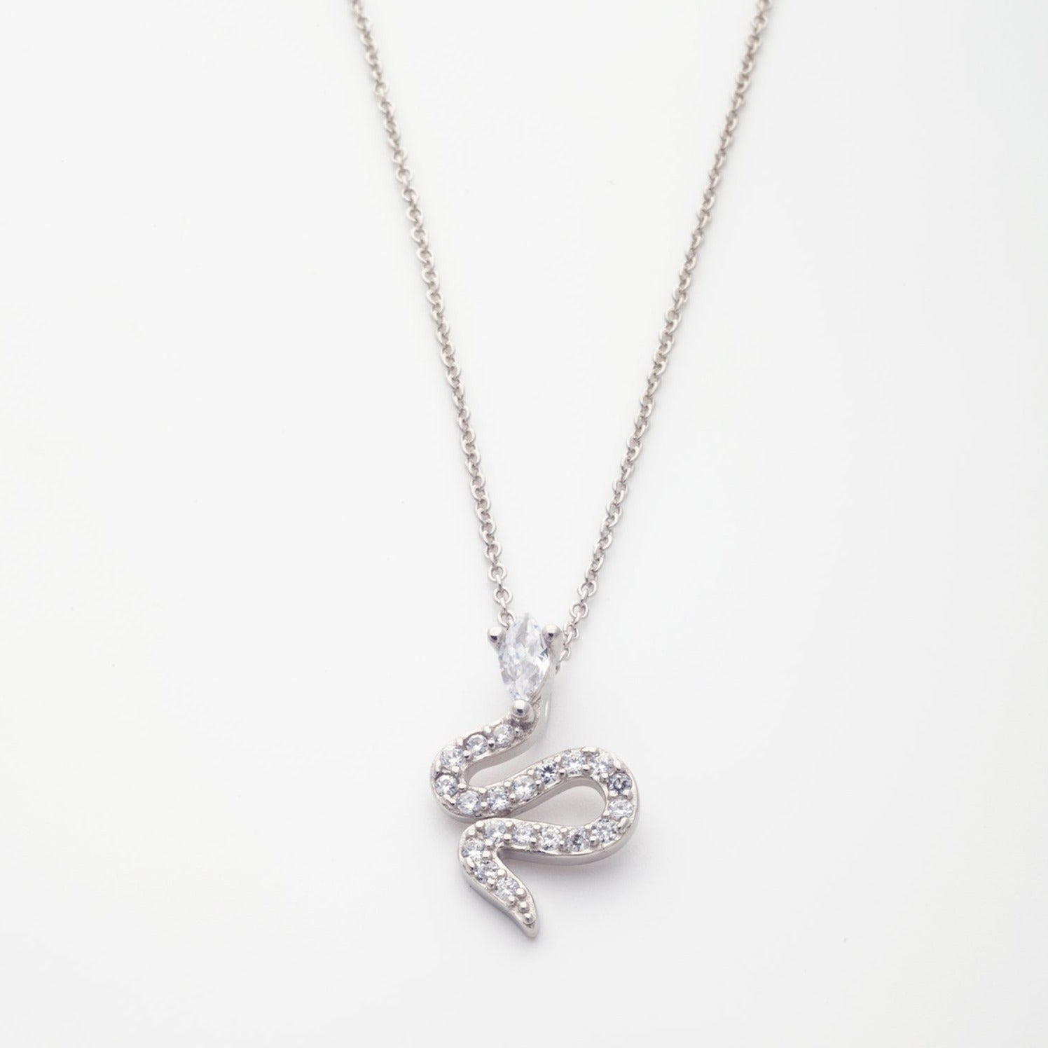 Eden Necklace in Crystal/Silver