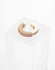 Kendall Ear Cuff in Light Pink/Gold