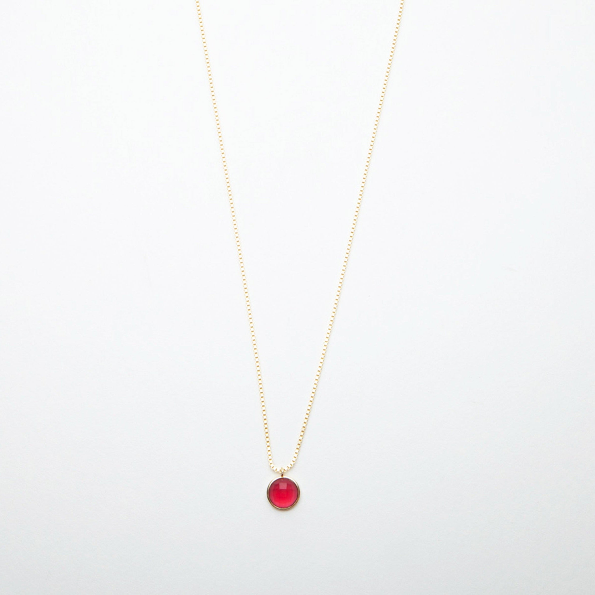 Ruby Necklace in Pink