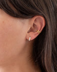 Lyla Double Ear Cuff in Gold