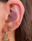 Minimal Stud Earrings in Silver